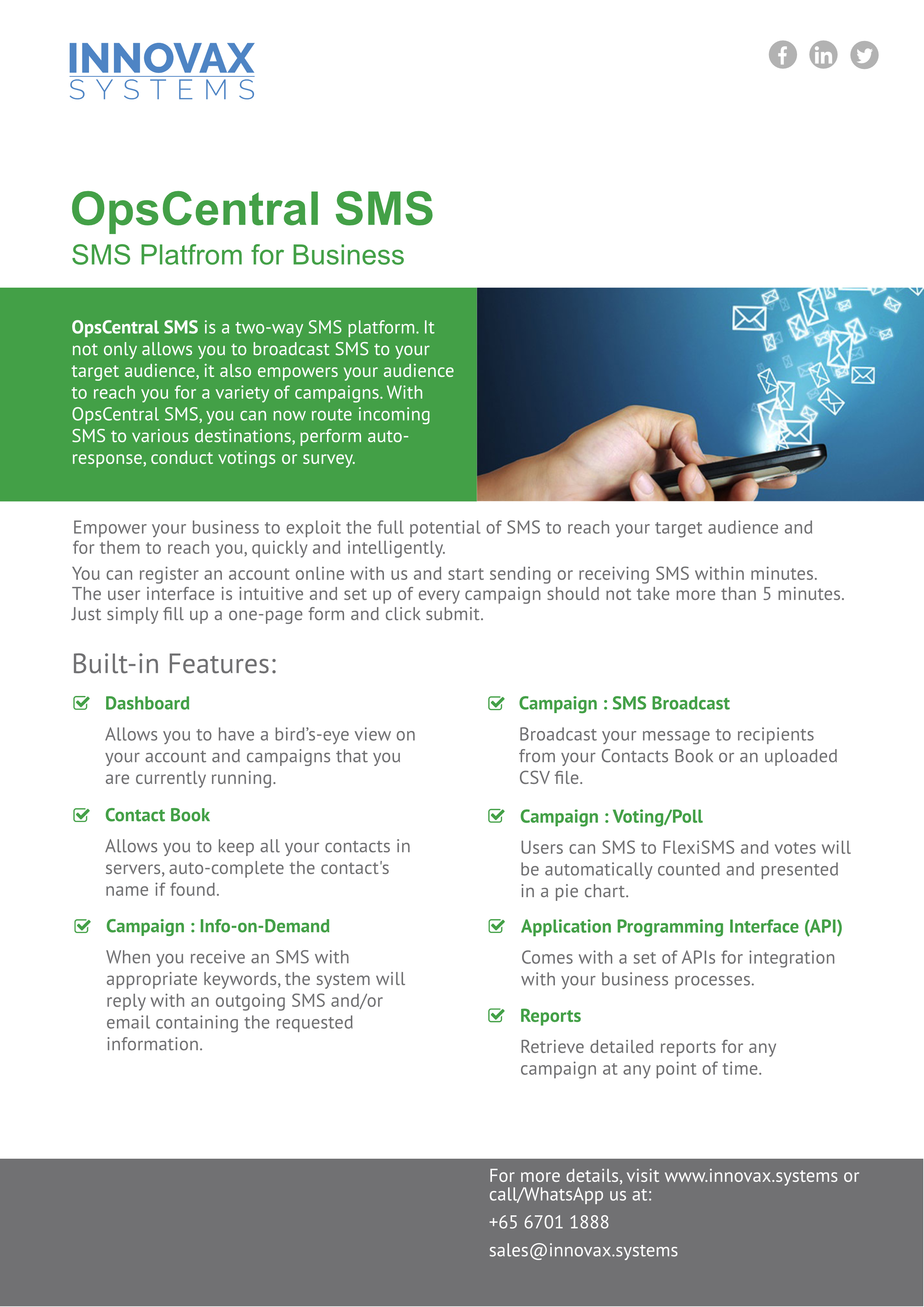 OpsCentral_SMS